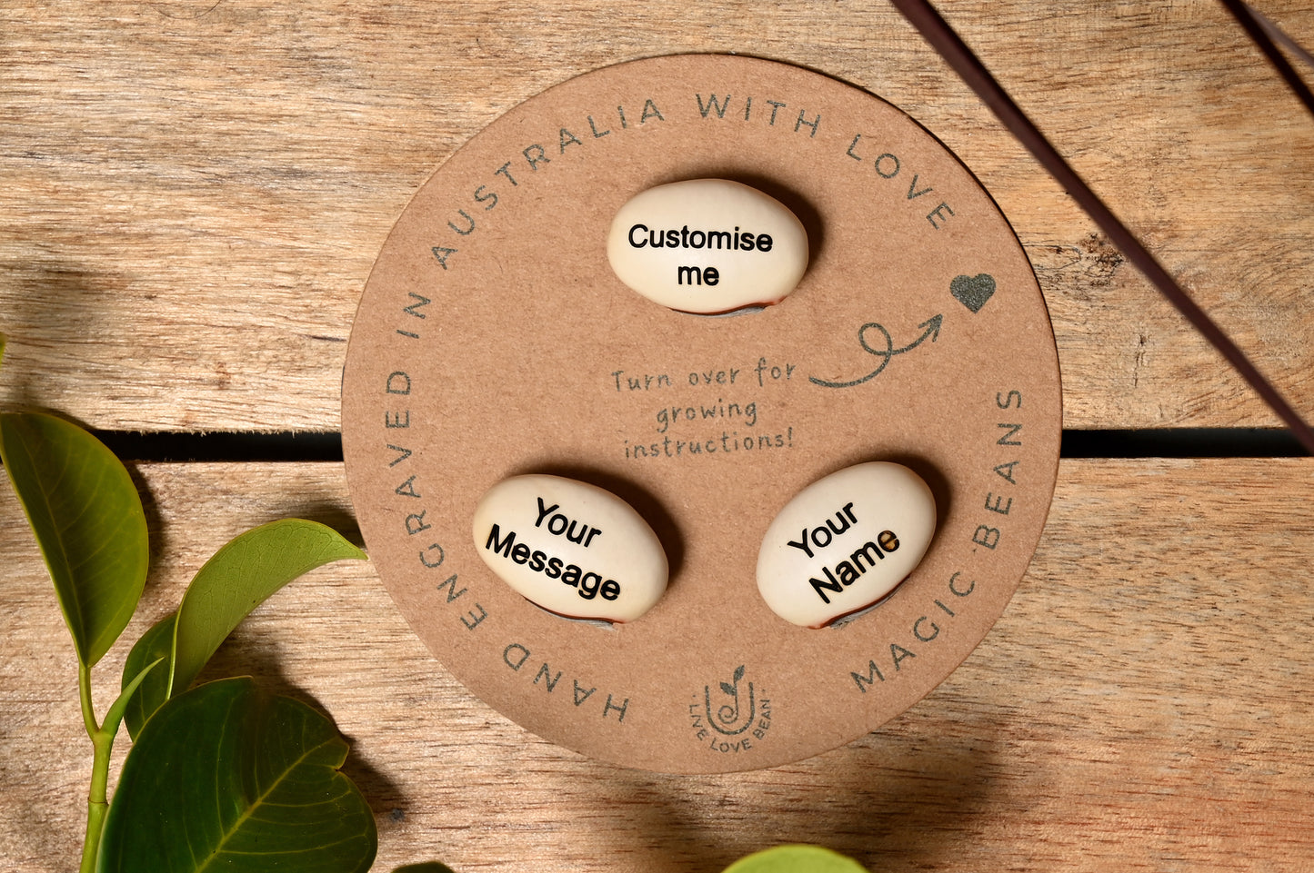Personalised Magic Bean Set