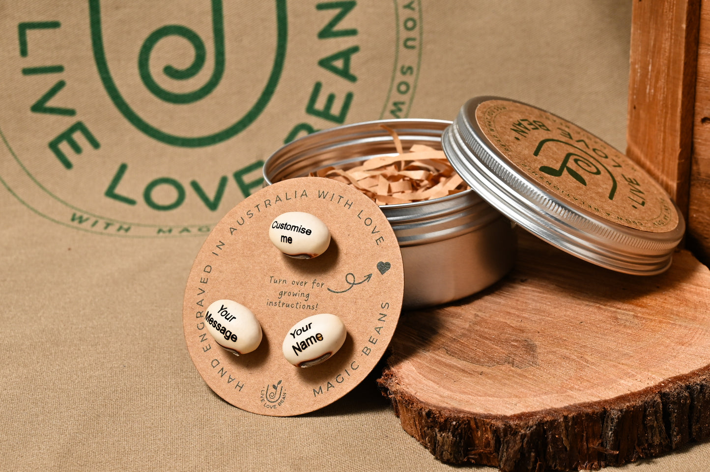 Personalised Magic Bean Set