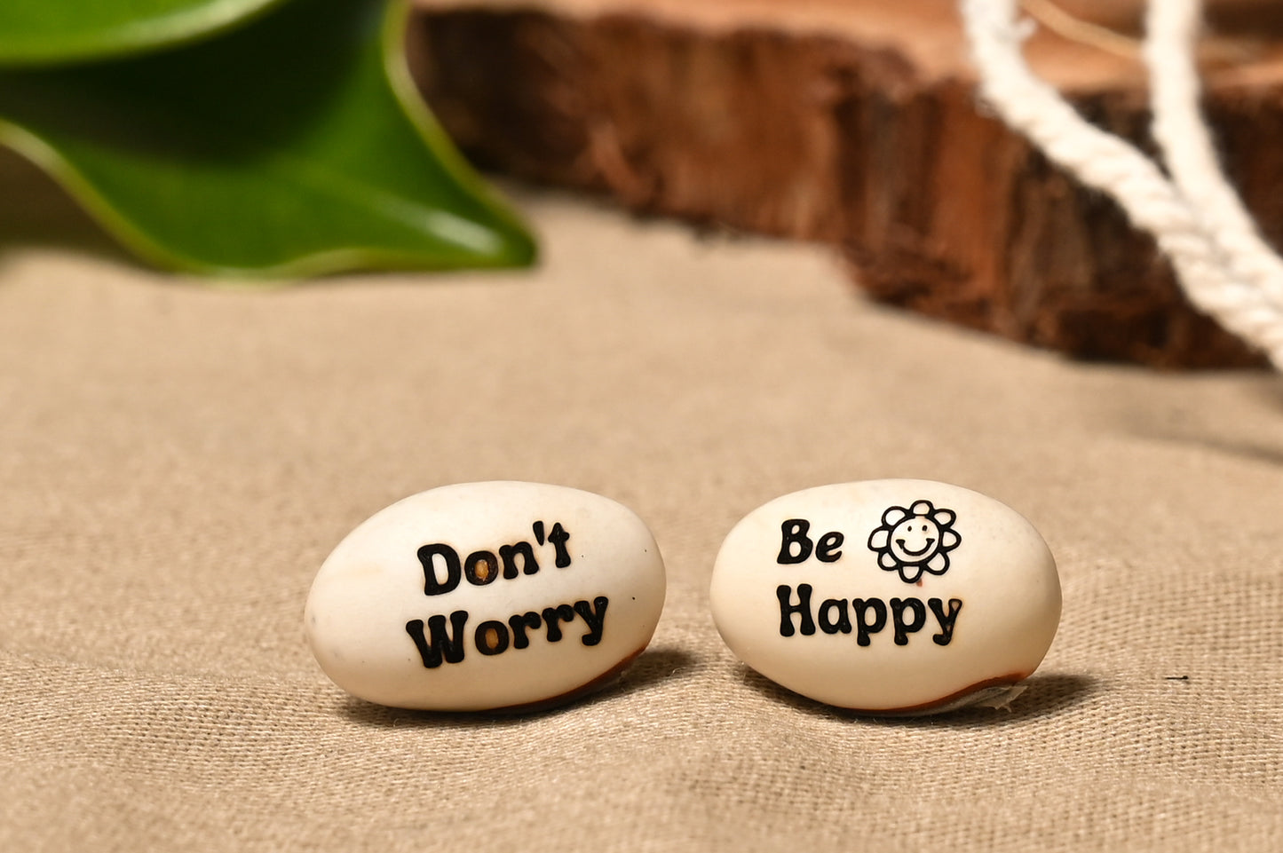 Don't Worry Be Happy Gift Bean
