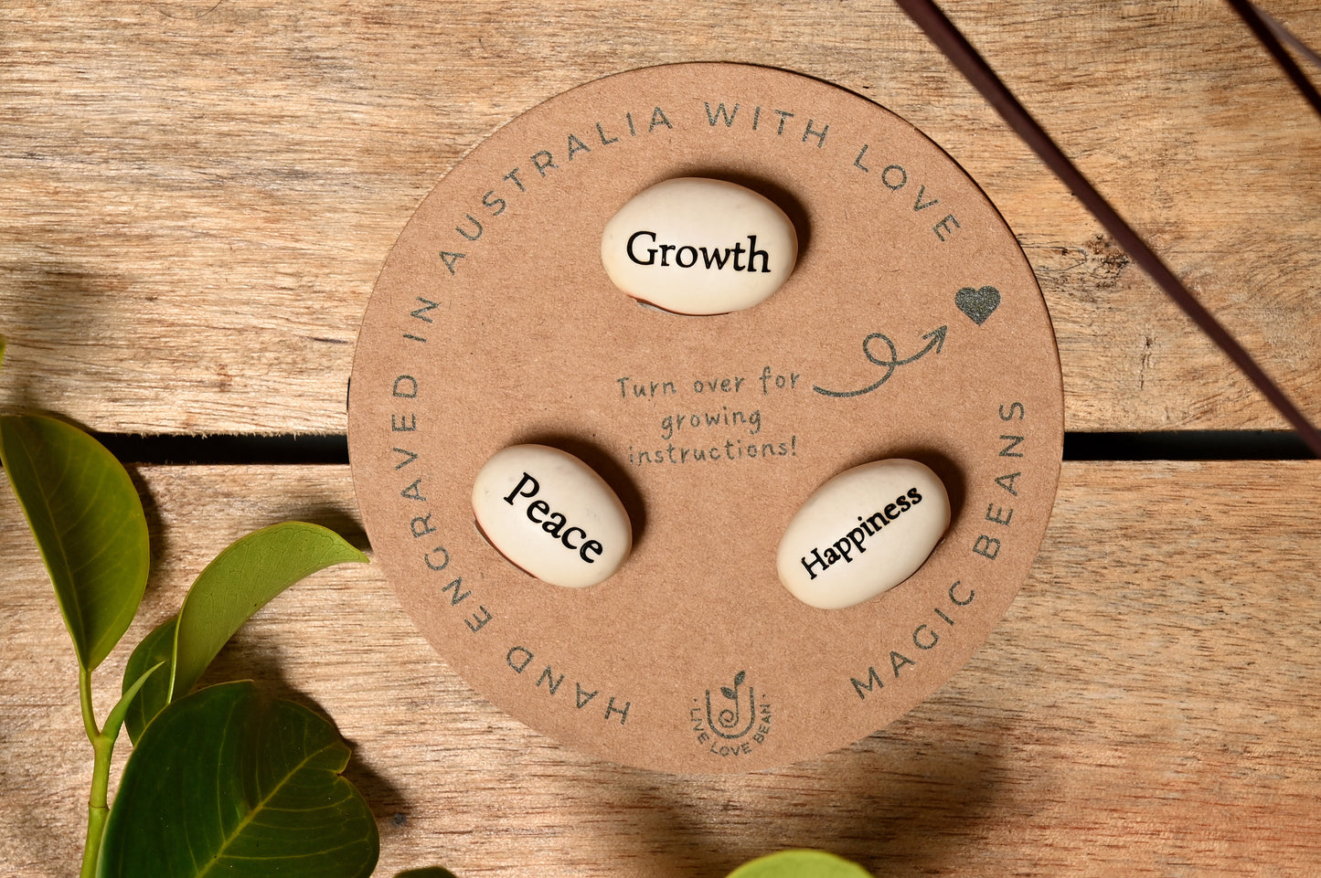 GROWTH PEACE HAPPINESS BEAN