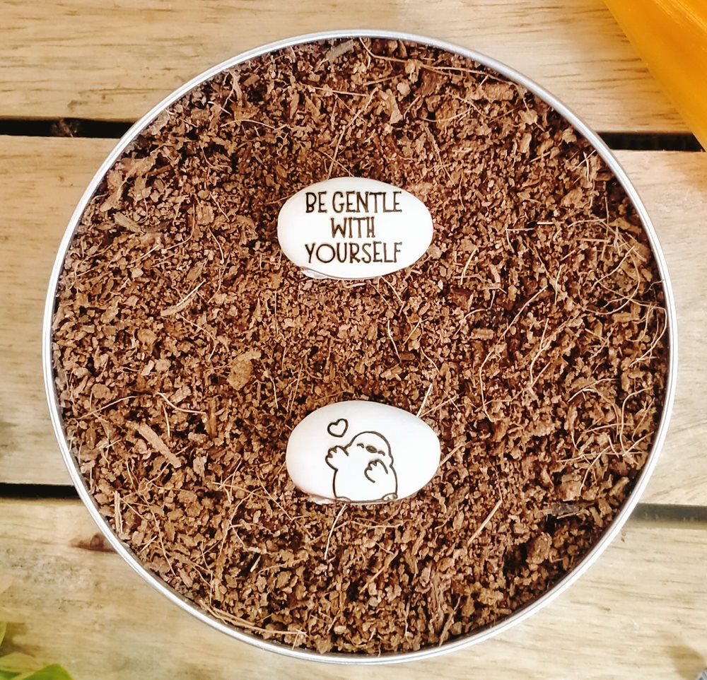 coconut coir growing pot