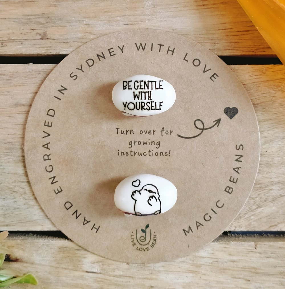 gift with message be gentle with yourself