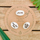 eco friendly and sustainable gift set of three engraved seeds