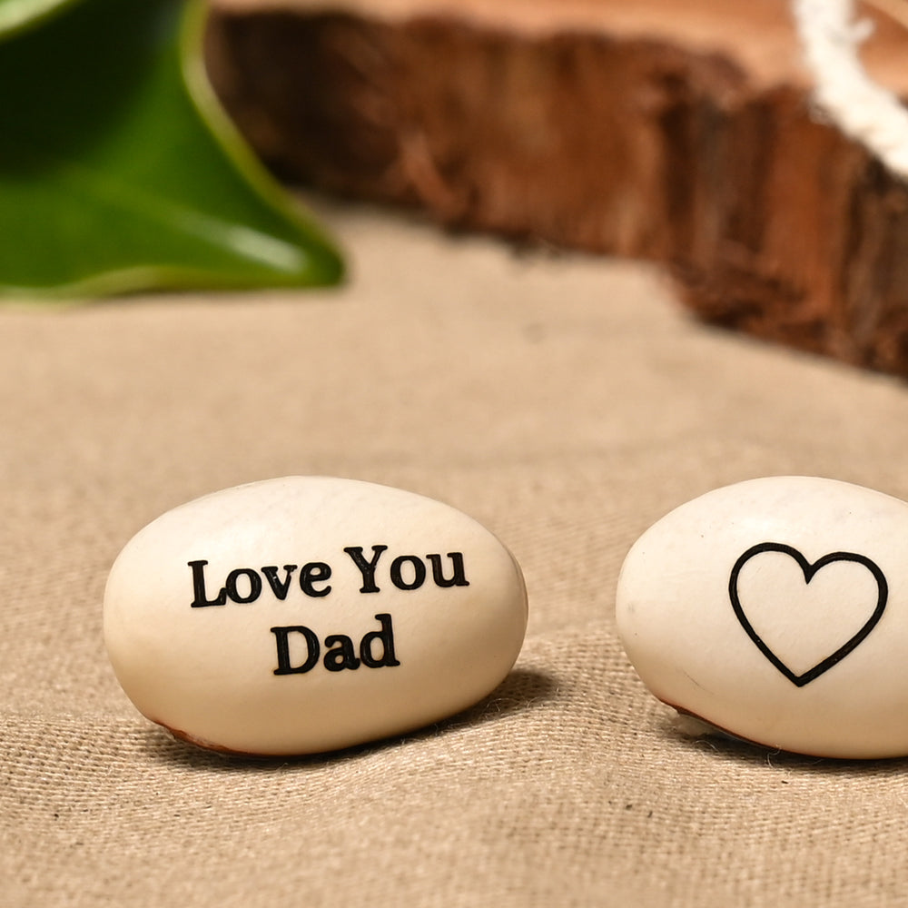 Love You Dad Bean With Heart