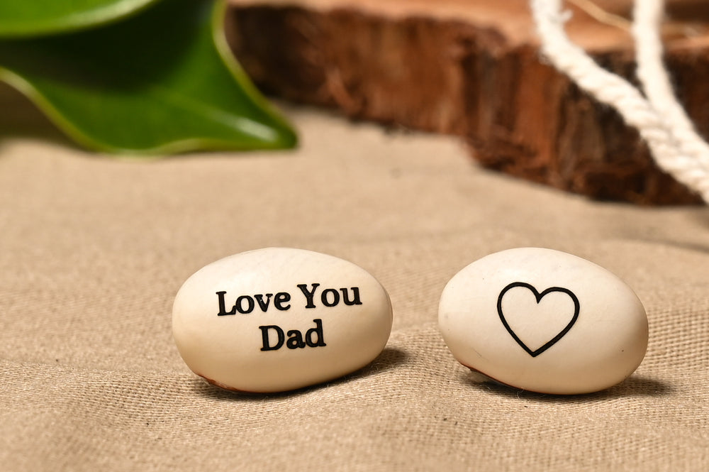 Love You Dad Bean With Heart