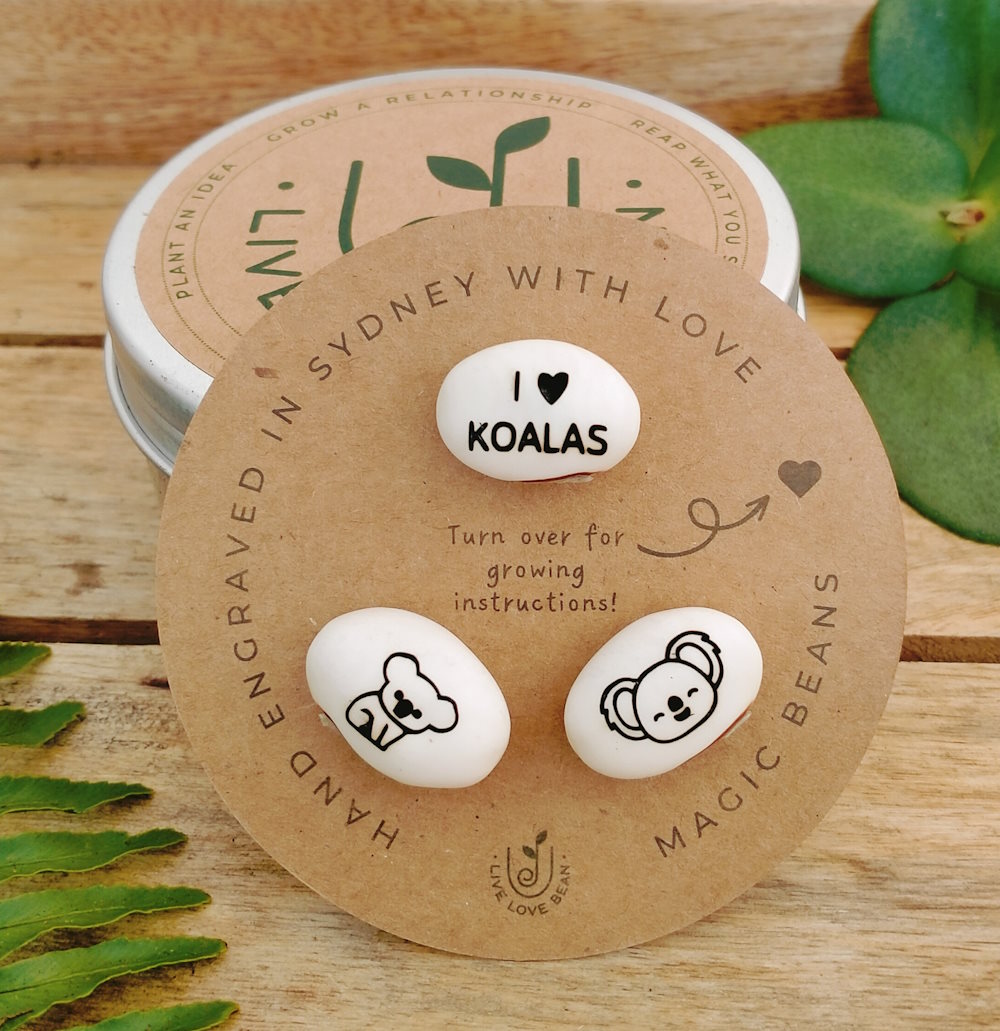 "I Love Koalas" Magic Bean Set