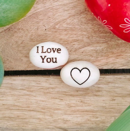 i love you bean gift with love heart