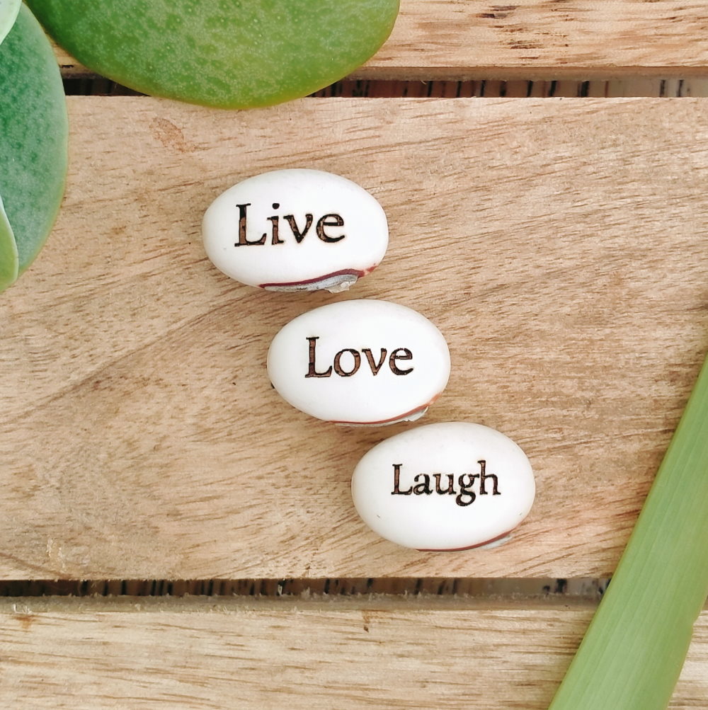 live love laugh gift beans