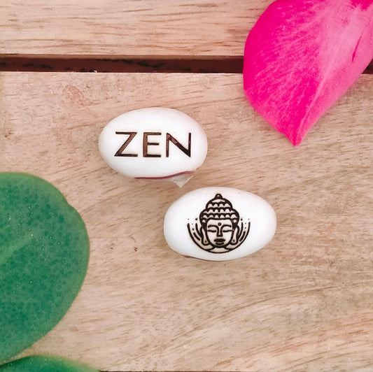 zen gifts in the form of engraved beans